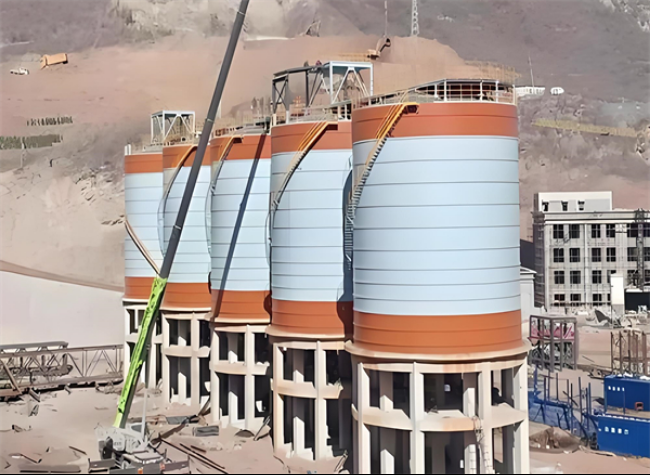 中牟高架钢板仓